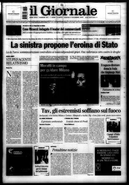 Il giornale : quotidiano del mattino